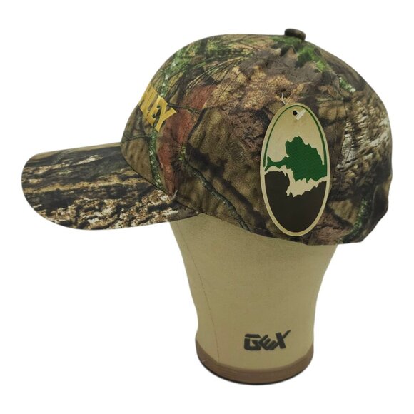 Mossy Oak Ashley Camo Strapback Cap Hat Trucker Baseball Hunter Logo Flag NWT - Picture 9 of 14